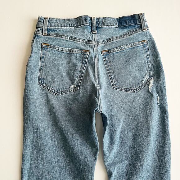 Abercrombie & Fitch The Dad High Rise Jean Light Destroy 26 - Picture 5 of 7